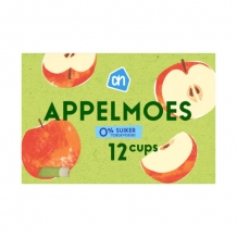 AH Apple Sauce Cups 0% Added Sugar (12 x 100 gr.)