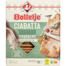 Bolletje Ciabatta Crackers Rozemarijn (8 x 2 stuks)