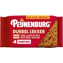 Peijnenburg Ontbijtkoek Dubbel Lekker Naturel (4 stuks)