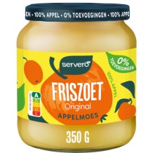 Servero Apple Sauce Organic Fresh & Sweet 100% Apple (350 gr.)