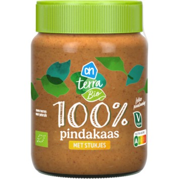 AH Biologische 100% Pindakaas met Stukjes Pinda