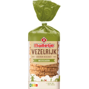 Bolletje Vezelrijk Boeren Beschuit Meerzaden (10 stuks)