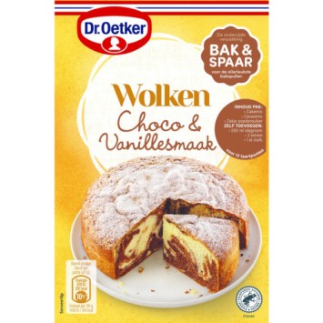 Dr. Oetker wolken vanille choco cake