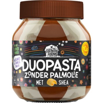 Flower Farm Duo Hazelnootpasta Zonder Palmolie (375 gr.)
