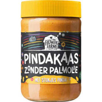 Flower Farm Pindakaas met Stukjes Pinda (350 gr.)