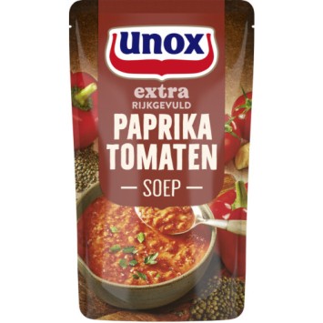 Unox Soep in Zak Paprika Tomaten