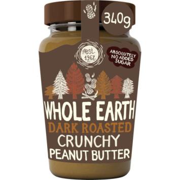 Whole Earth Crunchy Dark Roasted Pindakaas