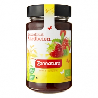 Zonnatura Biologisch zonnefruit aardbeien (250 gr.)